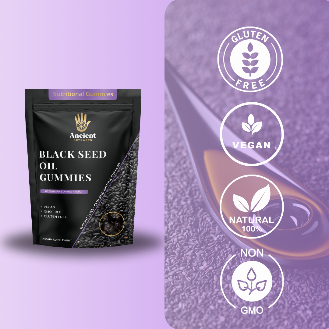 Black Seed Oil Gummies Blackcurrant Flavour