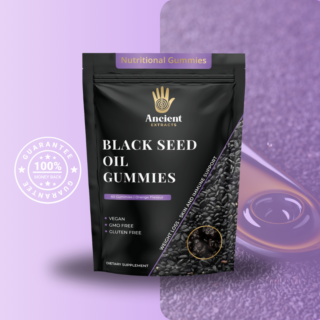 Black Seed Oil Gummies Blackcurrant Flavour