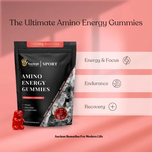 Amino Acid Energy Gummies Watermelon Flavour