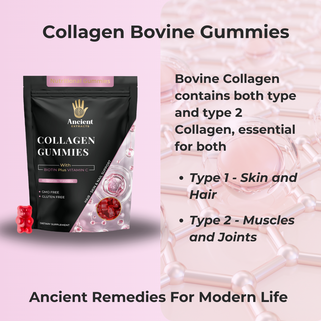 Collagen Gummies With Vitamin C & Biotin Strawberry Flavour