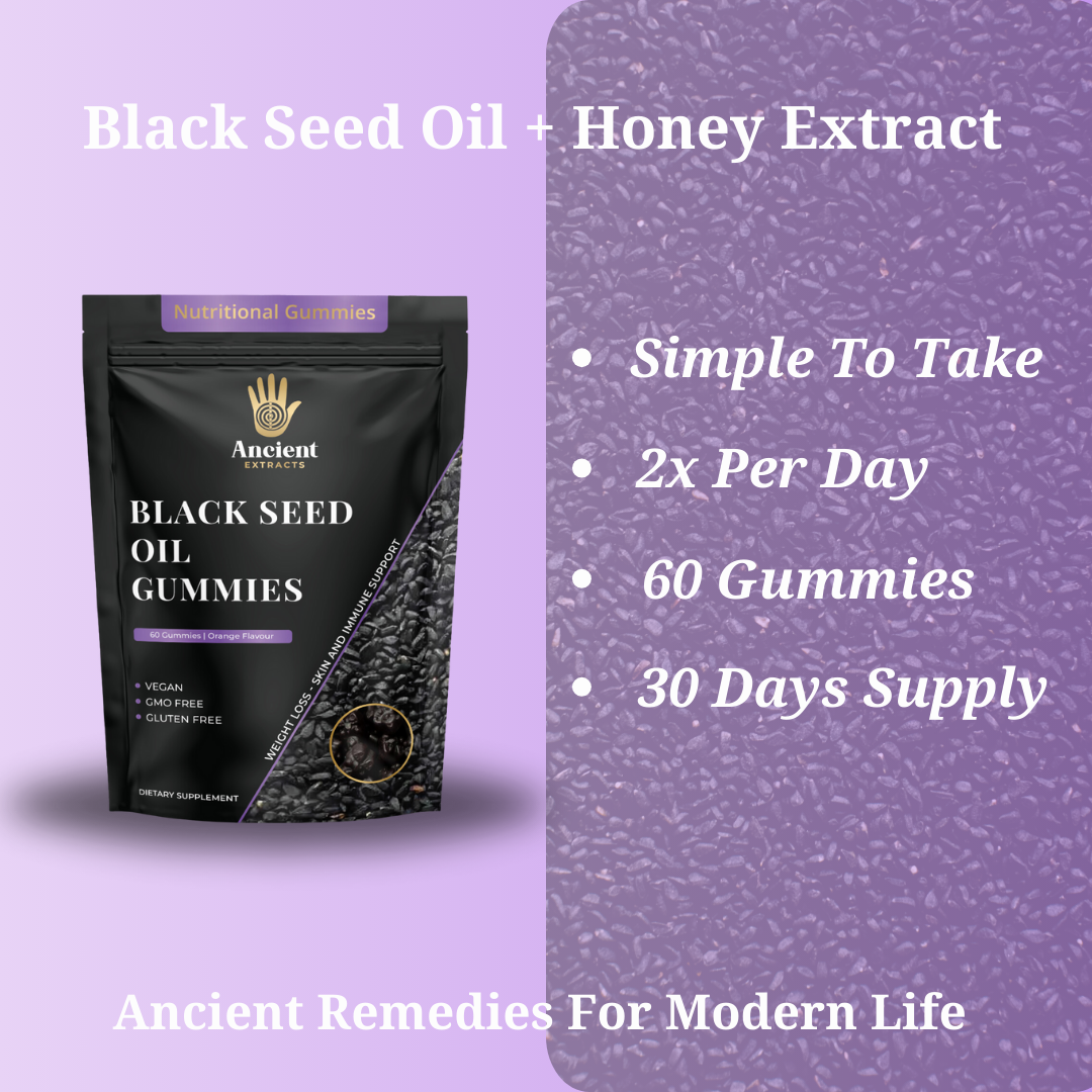 Black Seed Oil Gummies Blackcurrant Flavour