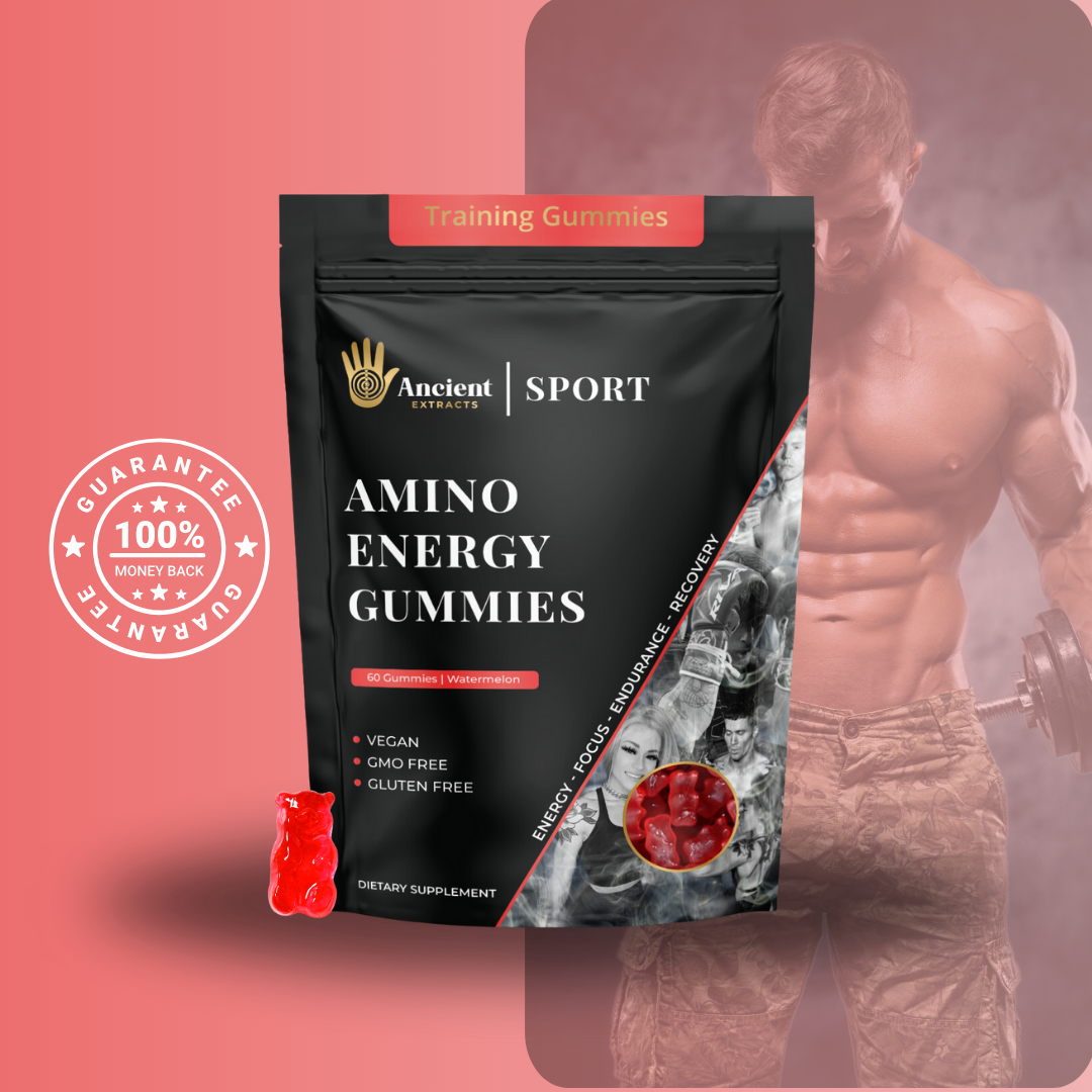 Amino Acid Energy Gummies Watermelon Flavour